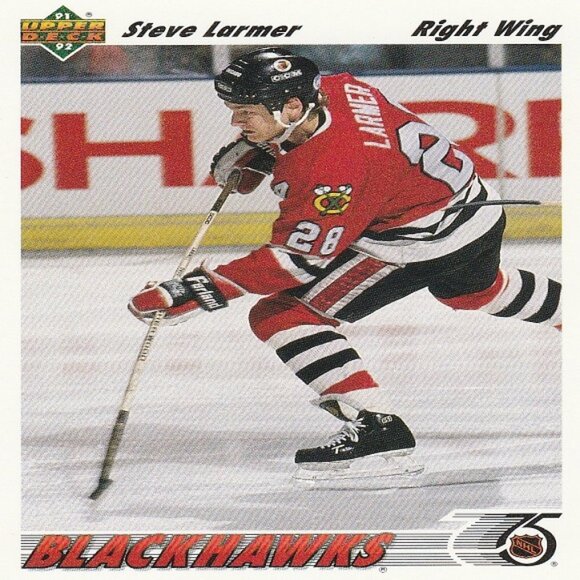 Steve Larmer Hockey Card Collection - Picture 2 of 8